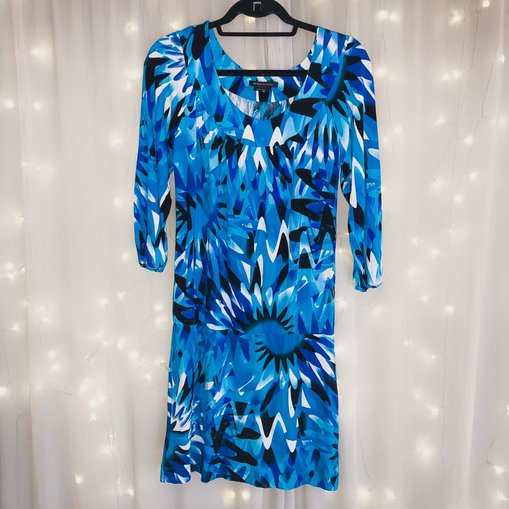 Nwot Bcbgmaxazria Patterned Dress